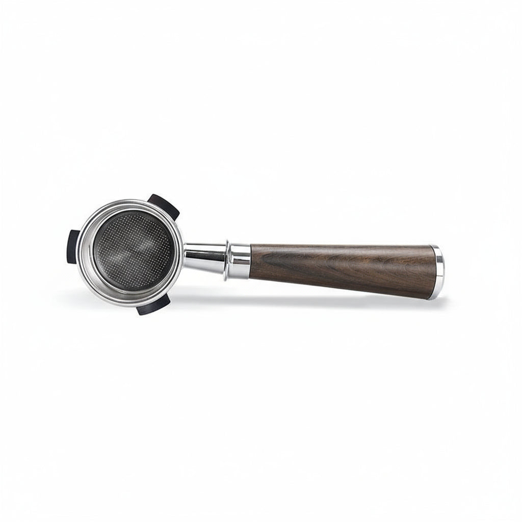 Upgrade your espresso setup with the Breville/Sage 54mm Portafilter. Designed for precision and durability, this stainless steel portafilter is compatible with 54mm Breville and Sage espresso machines. Its ergonomic handle ensures a comfortable grip, while the high-quality filter basket promotes even extraction for a rich, full-bodied espresso. Perfect for home baristas looking to achieve café-quality results. Shop now and enhance your coffee experience!