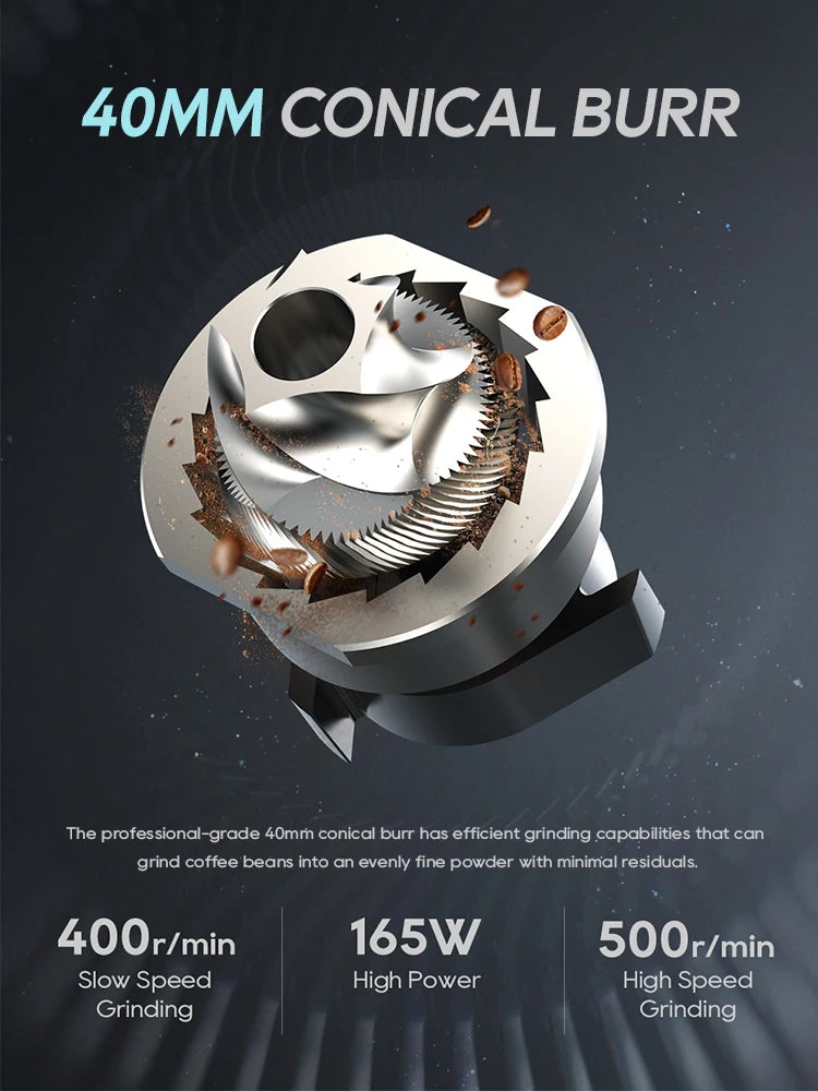 HiBREW G5 48mm Conical Burr Grinder