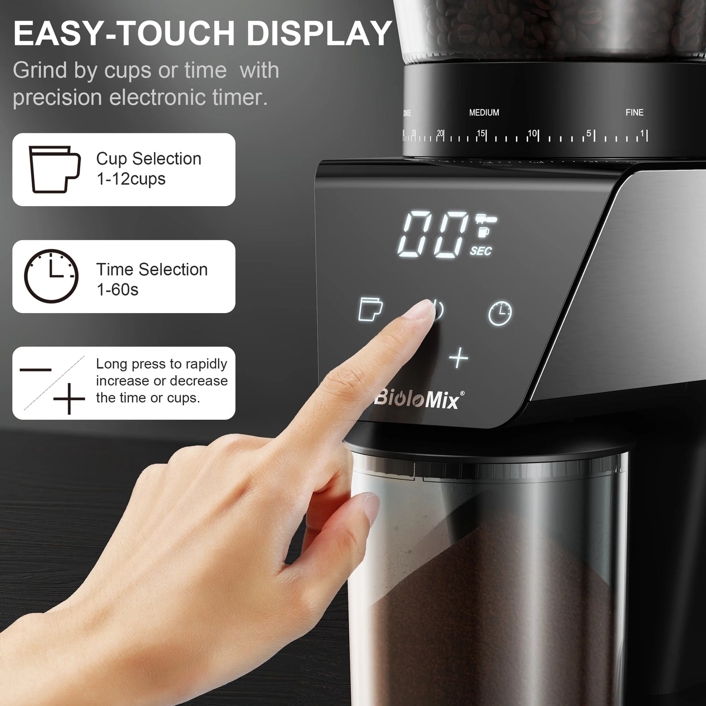 BioloMix Burr Grinder