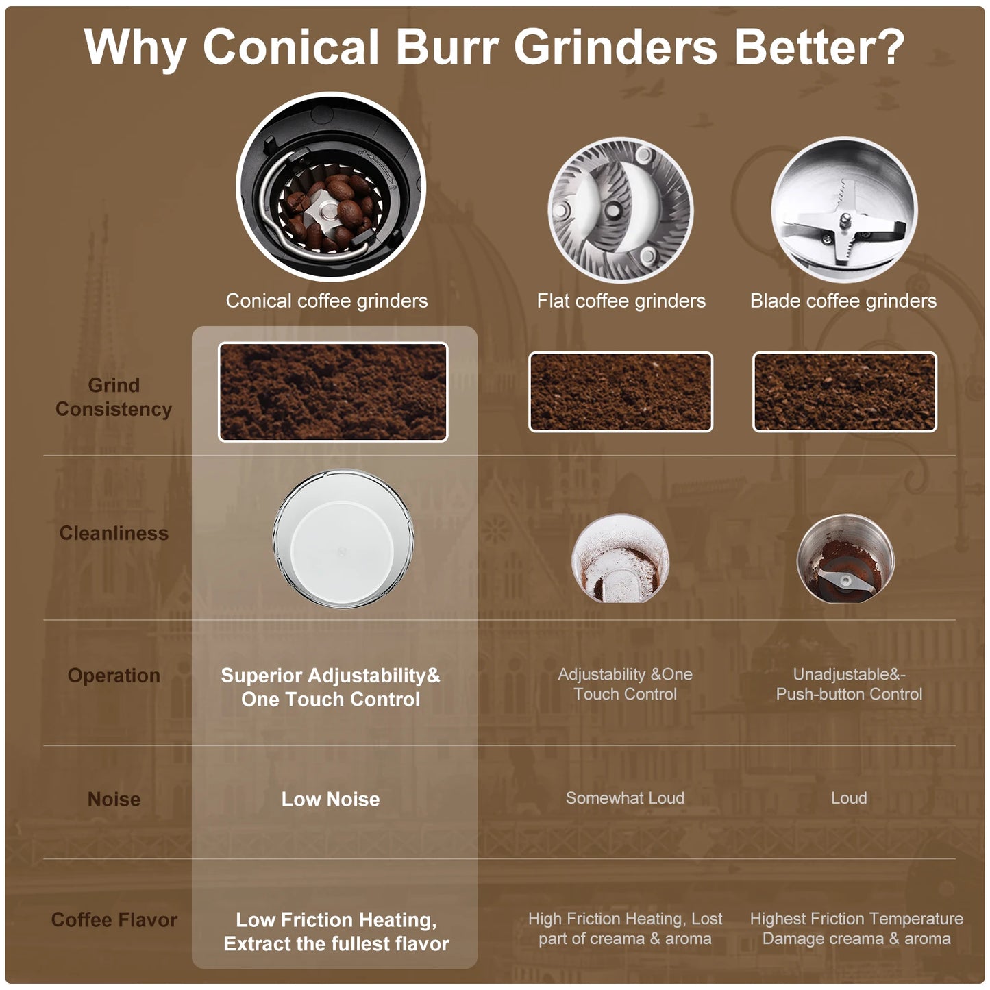 BioloMix Burr Grinder