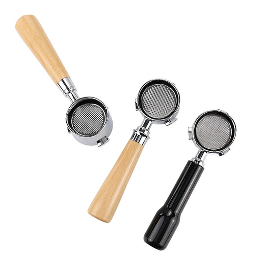DeLonghi Dedica Bottomless Portafilter – 51mm espresso portafilter with an open-bottom design for improved extraction, rich crema, and barista-style brewing.